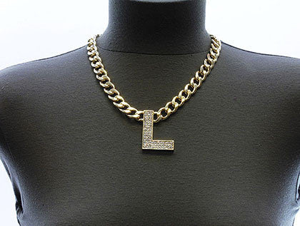 NECKLACE  PVN2003LGDCLR - Scarvesnthangs
 - 3