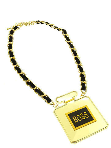 NECKLACE  PVN5004GDGOD - Scarvesnthangs
 - 2