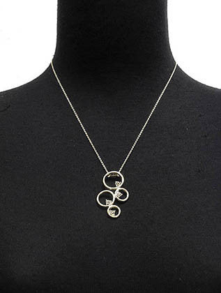 NECKLACE  RIN3884RDCLR - Scarvesnthangs
 - 3