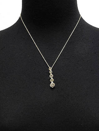 NECKLACE  RIN3911RDCLR - Scarvesnthangs
 - 3