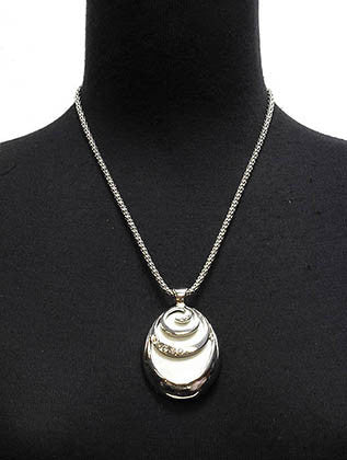 NECKLACE  RIN5251RDWHT - Scarvesnthangs
 - 3