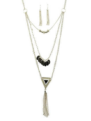 NECKLACE  RKN4004RDBLK
