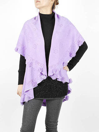 SCARF   CAPE STYLE  SGF1012PUR