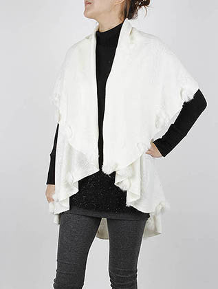 SCARF   CAPE STYLE  SGF1012WHT