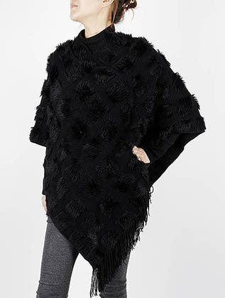 SCARF   V NECK  SGF1013BLK - Scarvesnthangs
 - 1