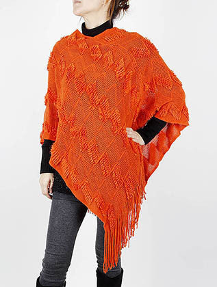 SCARF   V NECK  SGF1014ORG - Scarvesnthangs
 - 1