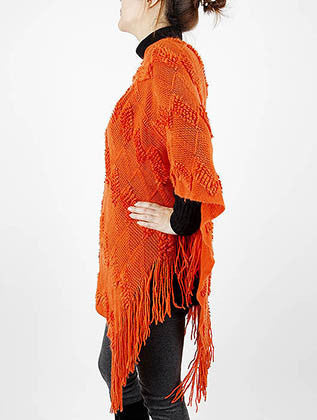 SCARF   V NECK  SGF1014ORG - Scarvesnthangs
 - 3