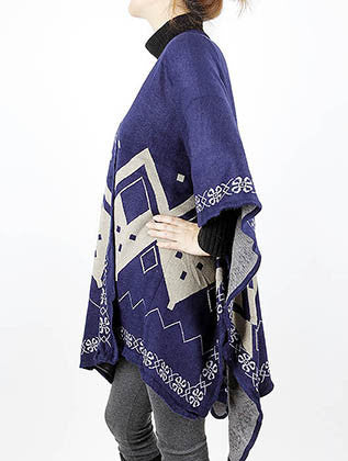 SCARF   CAPE STYLE  SGF1015NVY - Scarvesnthangs
 - 3