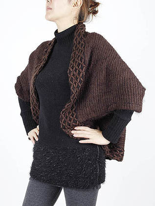 SCARF   SLEEVED  SGF1017BRO - Scarvesnthangs
 - 3