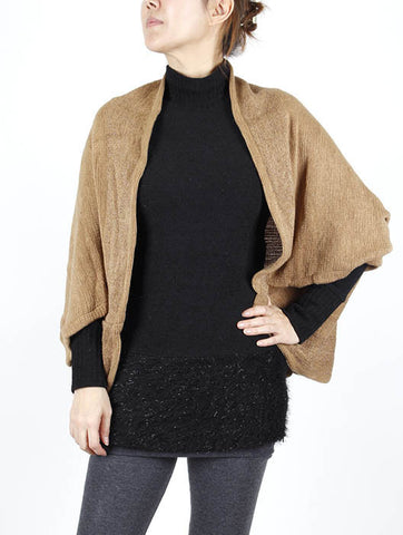 SCARF   SLEEVED  SGF1023BEG - Scarvesnthangs
 - 2