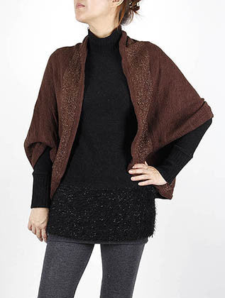 SCARF   SLEEVED  SGF1023BRO - Scarvesnthangs
 - 1