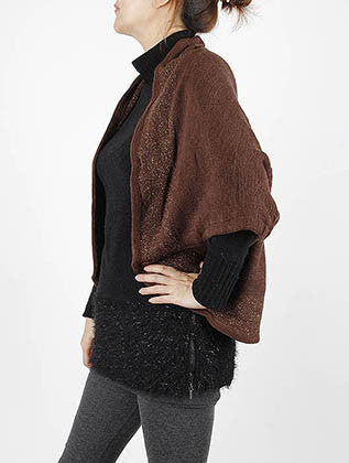 SCARF   SLEEVED  SGF1023BRO - Scarvesnthangs
 - 3