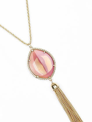 NECKLACE  SRN41157PUR - Scarvesnthangs
 - 3