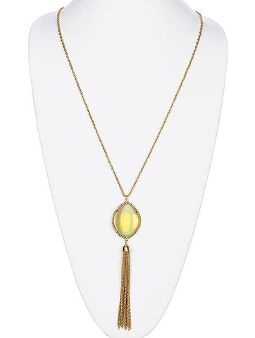 NECKLACE  SRN41157YEW - Scarvesnthangs
 - 2