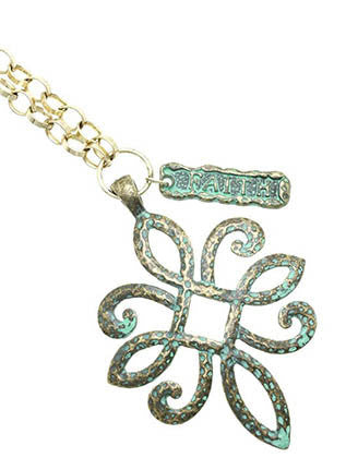 NECKLACE  SRN4133PTGOD - Scarvesnthangs
 - 3