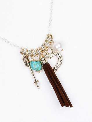 NECKLACE  SRN9337GDBRO - Scarvesnthangs
 - 3