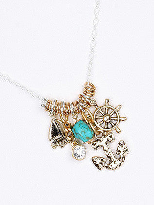 NECKLACE  SRN9364BOTUQ - Scarvesnthangs
 - 3