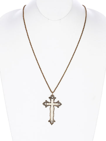 NECKLACE  SRN99134BOGOD - Scarvesnthangs
 - 2