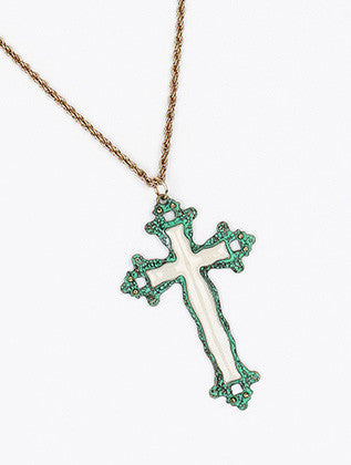 NECKLACE  SRN99134PTGOD - Scarvesnthangs
 - 3