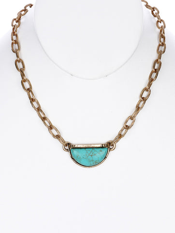 NECKLACE  SRN99137BOTUQ - Scarvesnthangs
 - 2