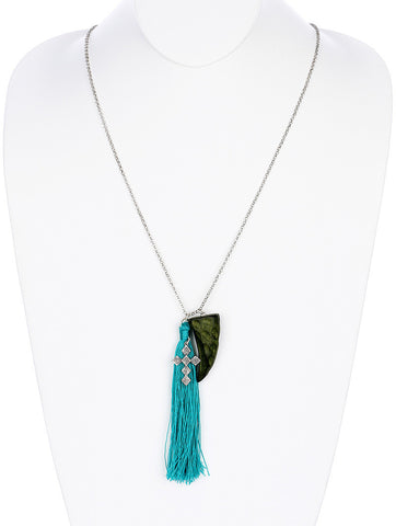 NECKLACE  SRN99146SOTEL - Scarvesnthangs
 - 2
