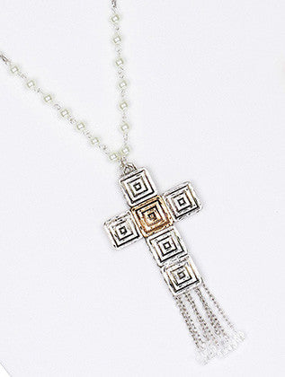 NECKLACE  SRN99151TTSIV - Scarvesnthangs
 - 3