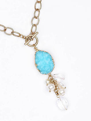 NECKLACE  SRN9961BOAQA - Scarvesnthangs
 - 3