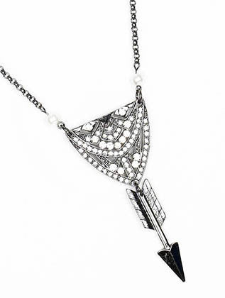 NECKLACE  SRN9997BNCRM - Scarvesnthangs
 - 3