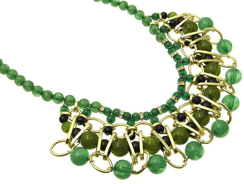 NECKLACE  VAN00045GDGRN - Scarvesnthangs
 - 2