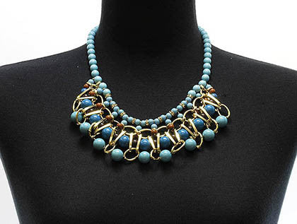 NECKLACE  VAN00045GDGRN - Scarvesnthangs
 - 3