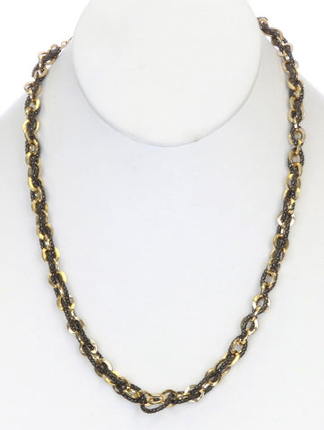 NECKLACE  VAN00064GDBLK - Scarvesnthangs
 - 2