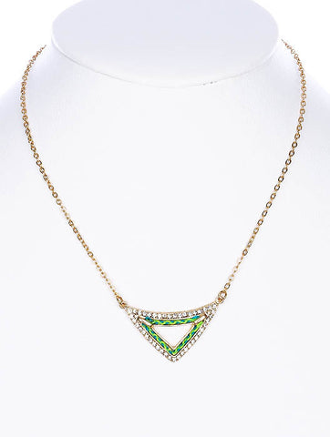 NECKLACE  VAN00147GDGRN - Scarvesnthangs
 - 2