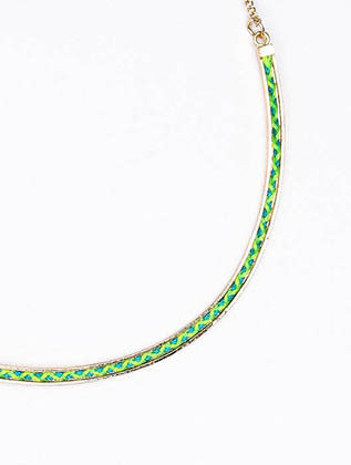 NECKLACE  VAN00150GDGRN - Scarvesnthangs
 - 3