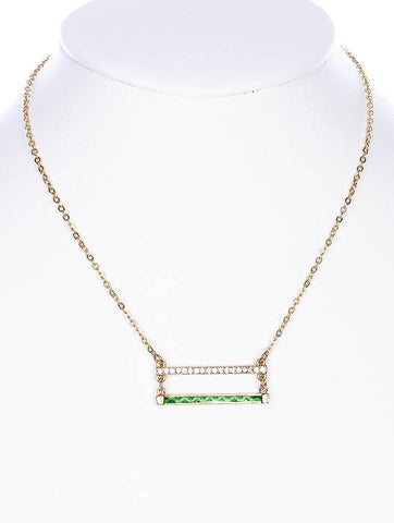 NECKLACE  VAN00156GDGRN - Scarvesnthangs
 - 2