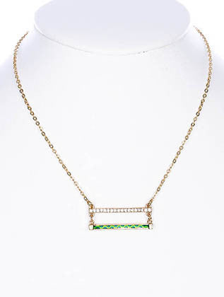 NECKLACE  VAN00156GDGRN