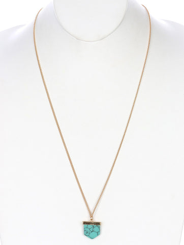 NECKLACE  WFN1247GDTUQ - Scarvesnthangs
 - 2