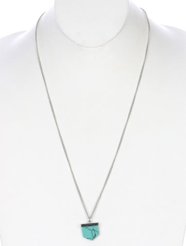 NECKLACE  WFN1247RDTUQ - Scarvesnthangs
 - 2