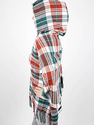 SCARF   HOODED  WJF8001GRN - Scarvesnthangs
 - 3
