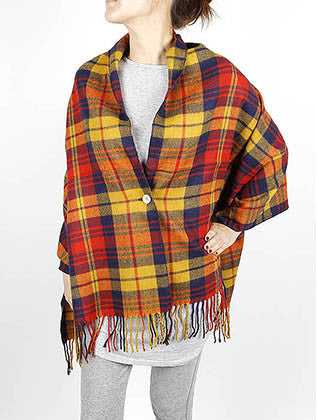 SCARF   BUTTON CLOSURE  WJF8002AMLT - Scarvesnthangs
 - 1