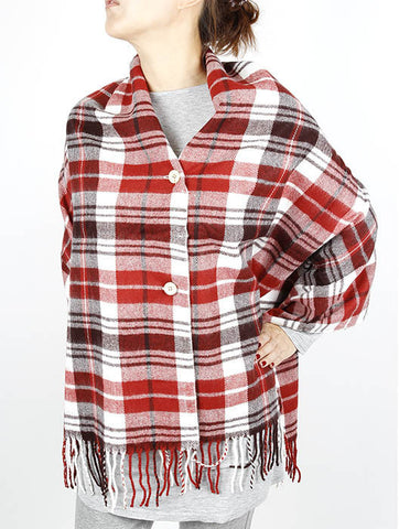 SCARF   BUTTON CLOSURE  WJF8002FMLT - Scarvesnthangs
 - 2