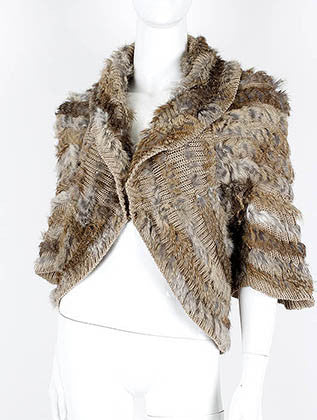 SCARF   RABBIT FUR  WJF8022BRO