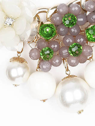 NECKLACE  WJN8004GDGRN - Scarvesnthangs
 - 3