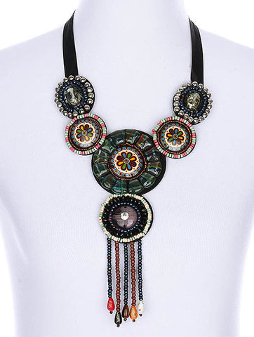 NECKLACE  WJN8017MLT - Scarvesnthangs
 - 2