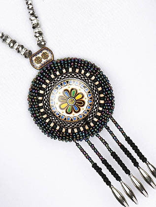 NECKLACE  WJN8033GNMLT - Scarvesnthangs
 - 3