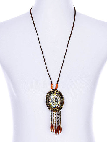 NECKLACE  WJN8036BRMLT - Scarvesnthangs
 - 2