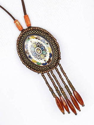 NECKLACE  WJN8036BRMLT - Scarvesnthangs
 - 3