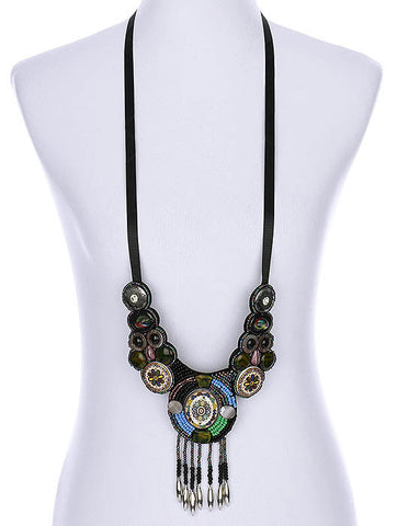 NECKLACE  WJN8045BKMLT - Scarvesnthangs
 - 2