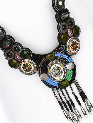 NECKLACE  WJN8045BKMLT - Scarvesnthangs
 - 3