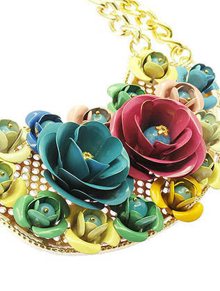 NECKLACE  WJN8047GDMLT - Scarvesnthangs
 - 3