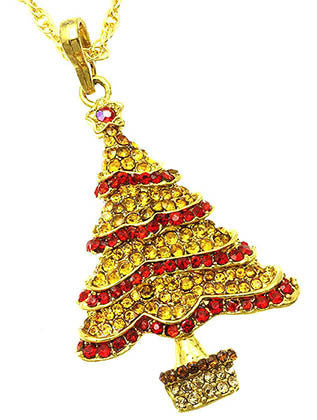 NECKLACE  WJN8054GDGRN - Scarvesnthangs
 - 3